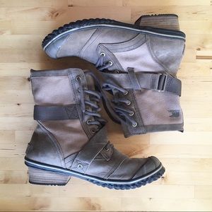 Sorel lace up boots